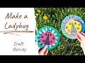 How to make a ladybug - 3D Effect Paper Craft with template