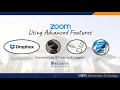 CSUF Zoom Advanced Features Workshop