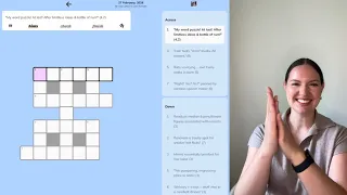 FIRST YT VID Minute Cryptic Mini Crossword Solve Uncut