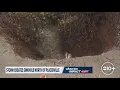 California Winter Storm Heavy rain causes sinkhole near Placerville