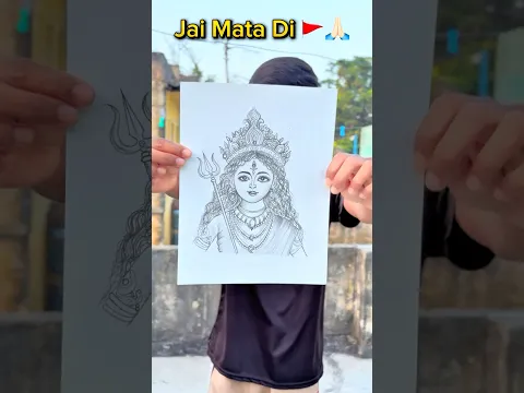 Jai Mata Di 🙏🏻🚩#shorts #matarani #navratri #artwork #trending #youtubeshorts