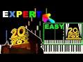 Download Lagu 20th CENTURY FOX INTRO THEME EASY to EXPERT PIANO COVER