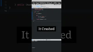 User Validation in with - while