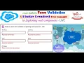 create a custom form validation and display required Error message upon handle input change in LWC