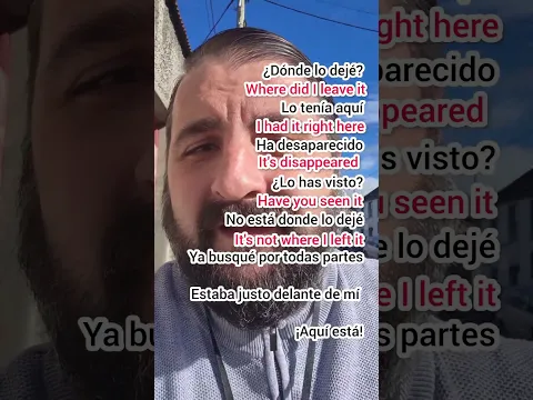 8 frases en inglés cuando no encuentras algo