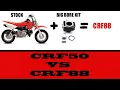 CRF50 VS CRF88 Big Bore Kit Comparison and Review