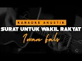Lagu Surat Untuk Wakil Rakyat - Iwan Fals female key Karaoke Akustik