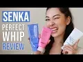 SENKA PERFECT WHIP COMPARISON REVIEW Original x White Clay x Collagen in