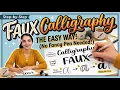 How to Master Faux Calligraphy Avoid These Common Mistakes