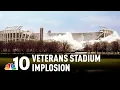 Veterans Stadium Implosion March 21 2004 NBC10 Philadelphia