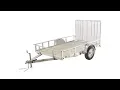 Carry-On Treated Lumber Utility Trailer w Ramp Gate 6-ft x 10-ft