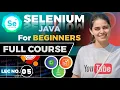 Selenium with Java full Course Selenium Tutorial Java Automation Selenium WebDriver Tutorial