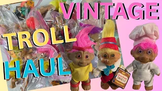 Vintage Troll Doll Haul From an Epic Estate Sale Russ Acme TNT Ace Novelty Nineties and More