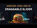 Animated Draggable Slider HTML CSS JS Tutorial