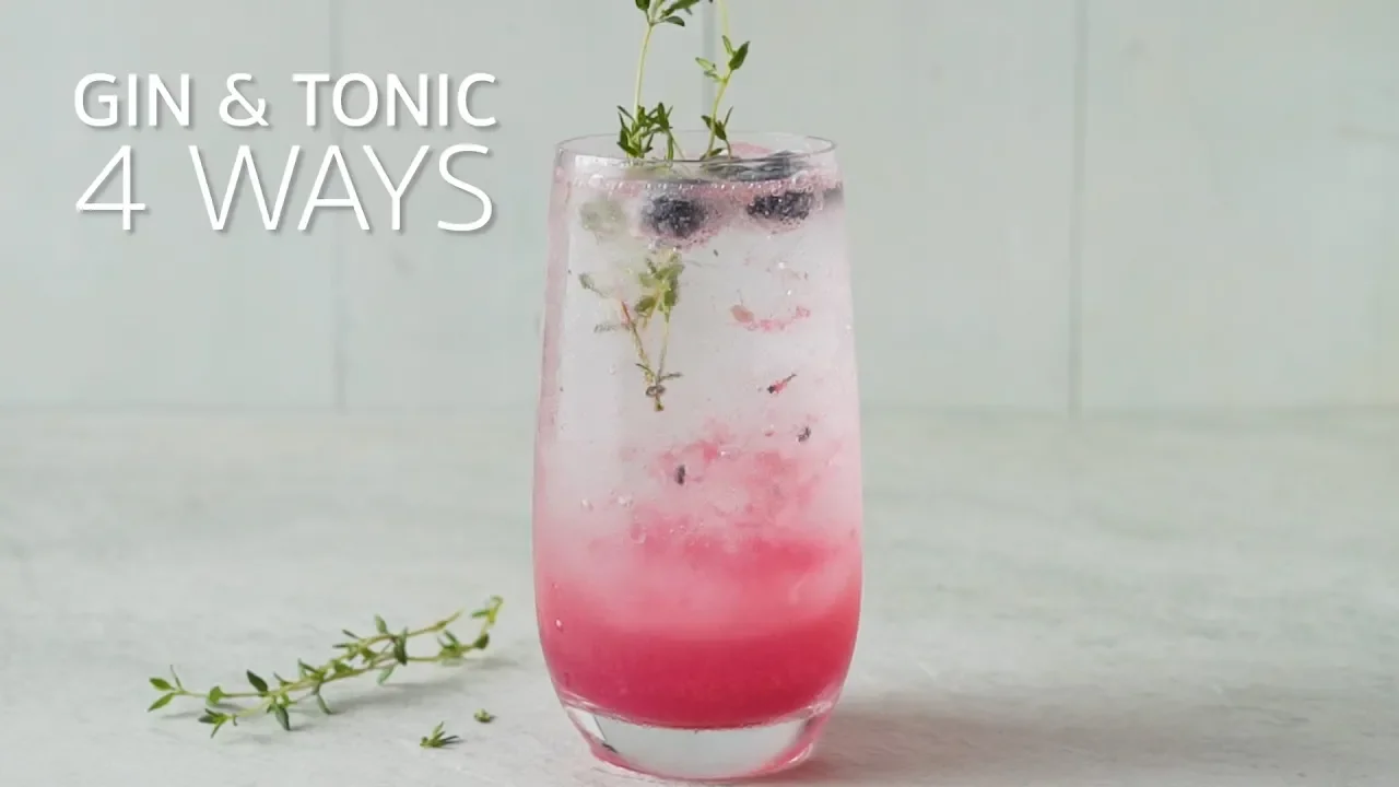 Gin & Tonic 4 Ways