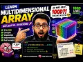 100D Arrays Learn Multidimensional Arrays Like Never Before