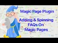 Magic Page Plugin Training Adding And Spinning FAQs On Your Sites