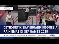 Pelatih Malaysia Ikut Merayakan! Detik-Detik Skateboard Indonesia Raih Emas di Sea Games 2025