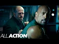 Lagu The Rock Fights Jason Statham (Hobbs vs. Shaw) | Furious 7 (2015) | All Action