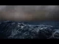 Download Lagu ⚡️ Thunderstorm And Rain Sounds Over a Rough Ocean with Big High Waves and Real Lightning Strikes.