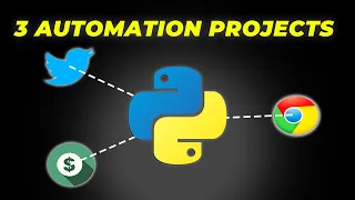 3 PYTHON AUTOMATION PROJECTS FOR BEGINNERS FULL TUTORIAL