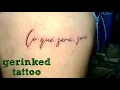 Lo que sera sera Tattoo