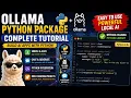 Ollama Python Client Tutorial Build Chatbots AI Tools Locally