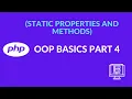 PHP OOP object-oriented-programming basics - Part 4 2021