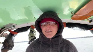 Crossing Lake George on Blossom