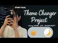 Download Lagu I code Theme changer project 💻🌱using HTML, CSS \u0026 JS || STUDY VLOG + CODING *As a BCA student*