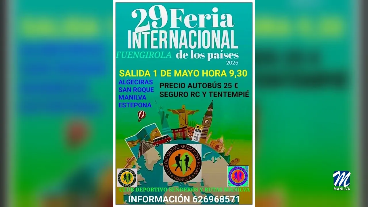 El club de Senderos y Rutas se va a la feria intrnacional de Fuengirola