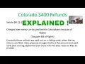 Colorado 400 Refund