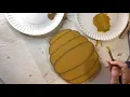Paint Tutorial for a Wooden Beehive Door Hanger Decorating with Bees Bee Decor Ideas