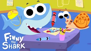 Learning Growing with Finny Finny The Shark Cartoon Collection