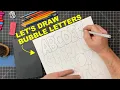 November 16 Live - Let s Draw Bubble Letters