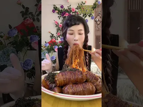 돼지고기 말이와 국수| Rolled pork an noodle - LIN VLOG먹방