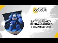 How to Paint Battle Ready Ultramarines Terminators