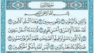 سورة التين بصوت ماهر المعيقلي 