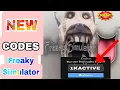 Freaky Simulator CODES - ROBLOX 2024