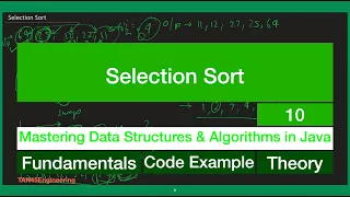 Understanding Selection Sort Java DSA Coding Series Tan45 Engineering