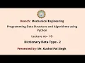 Programming Data Structure and Algorithms Using Python AKTU Digital Education