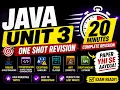 JAVA Unit 3 One Shot Revision Java Unit 3 in 20 Minutes GGSIPU