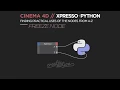 Cinema 4D Xpresso Python Training - Freeze Node