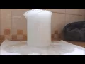 The reaction of baking soda and vinegar explained