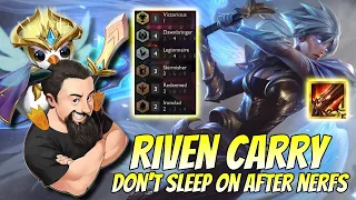 Riven Carry - Don't sleep on after nerfs | TFT Reckoning | Teamfight Tactics