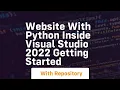 Website with python inside visual studio 2022 getting started