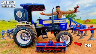 RC Realistic Swaraj 744 Tractor Unboxing & Weight Pull Test – Chatpat toy tv