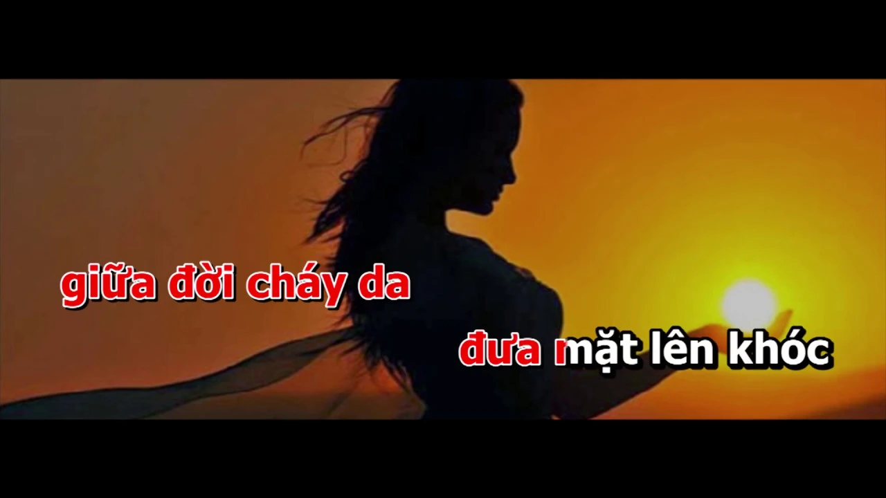 NGƯỜI ĐÀN BÀ ĐI NHẶT MẶT TRỜI *karaoke *tone nữ *style THIÊN KIM