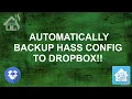Automatically backup HASS config to Dropbox