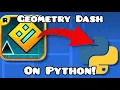 I MADE MY OWN GEOMETRY DASH ON PYTHON PYDASH BY WOODYTHEDEV